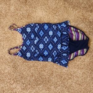 Wonder Nation Girls 1 piece swimsuit, Size 14-16